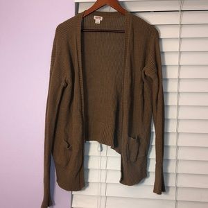 Tan cardigan